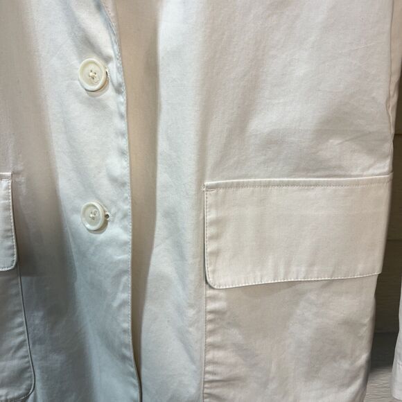 Banana Republic Suit Jacket Blazer Office Career Cream Off White NWT $140.00 New - Picture 5 of 9